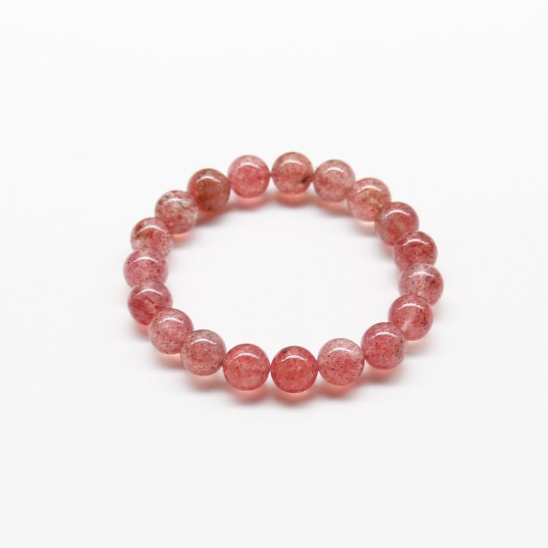 天然水晶 草莓晶 Strawberry Quartz 手環 - 手鍊/手環 - 水晶 