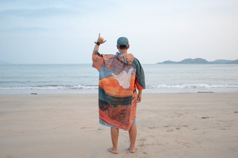 海邊的顏色 毛巾衣 - 其他 - 其他人造纖維 