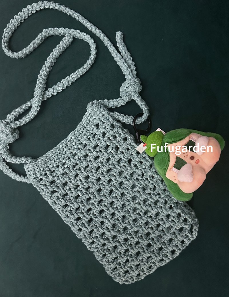 fufugarden手作成品肩帶可調節斜背包手機包-多種顏色可選-不含娃 - 側背包/斜背包 - 棉．麻 