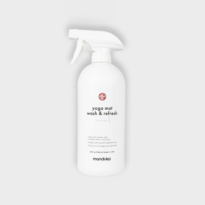 Mat wash and Refresh 32OZ bottle-For all mats use - เสื่อโยคะ - น้ำมันหอม สีม่วง