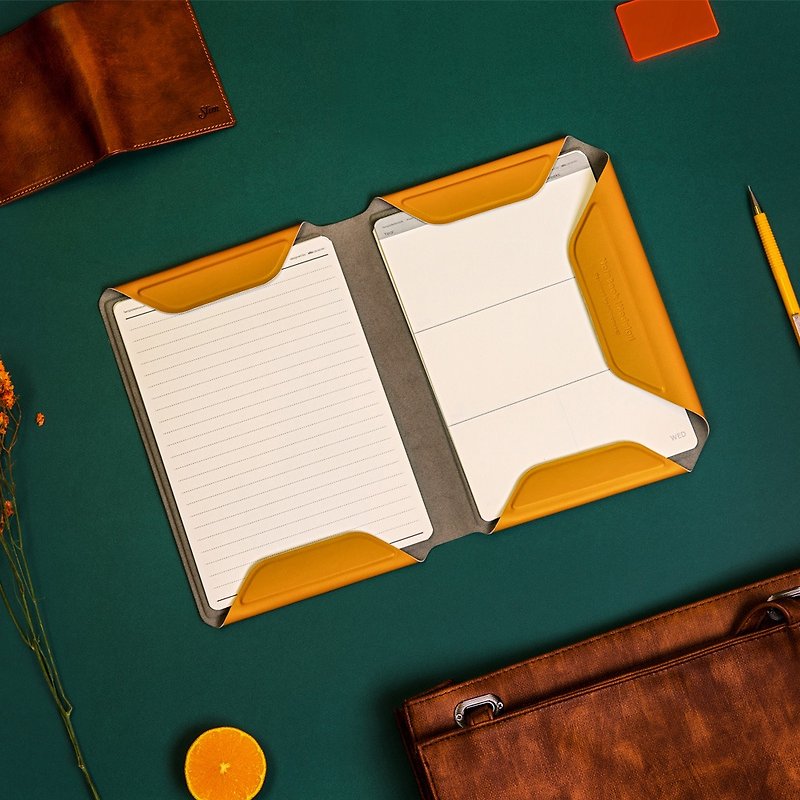 Dutch allocacoc A5 mini wild notebook / yellow - สมุดบันทึก/สมุดปฏิทิน - วัสดุอื่นๆ สีเหลือง