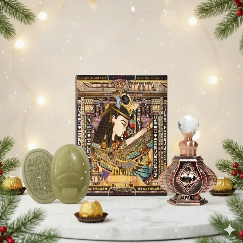 【Complimentary Egyptian Scented Soap】Isis | 3ml Perfume Oil Mini Size, Egyptian Perfume, Essential Oil, Alcohol-Free - น้ำหอม - วัสดุอื่นๆ หลากหลายสี