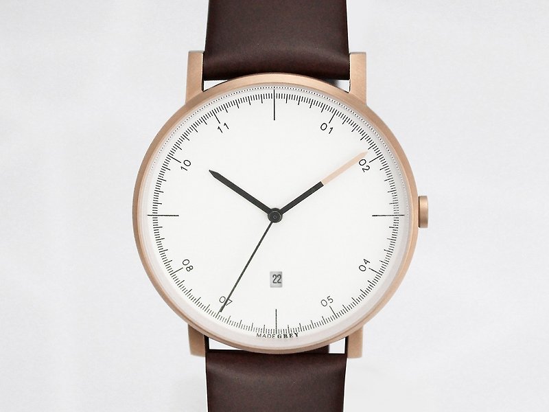 Rose Gold MG001 Watch | Leather Band - Women's Watches - Other Metals Gold