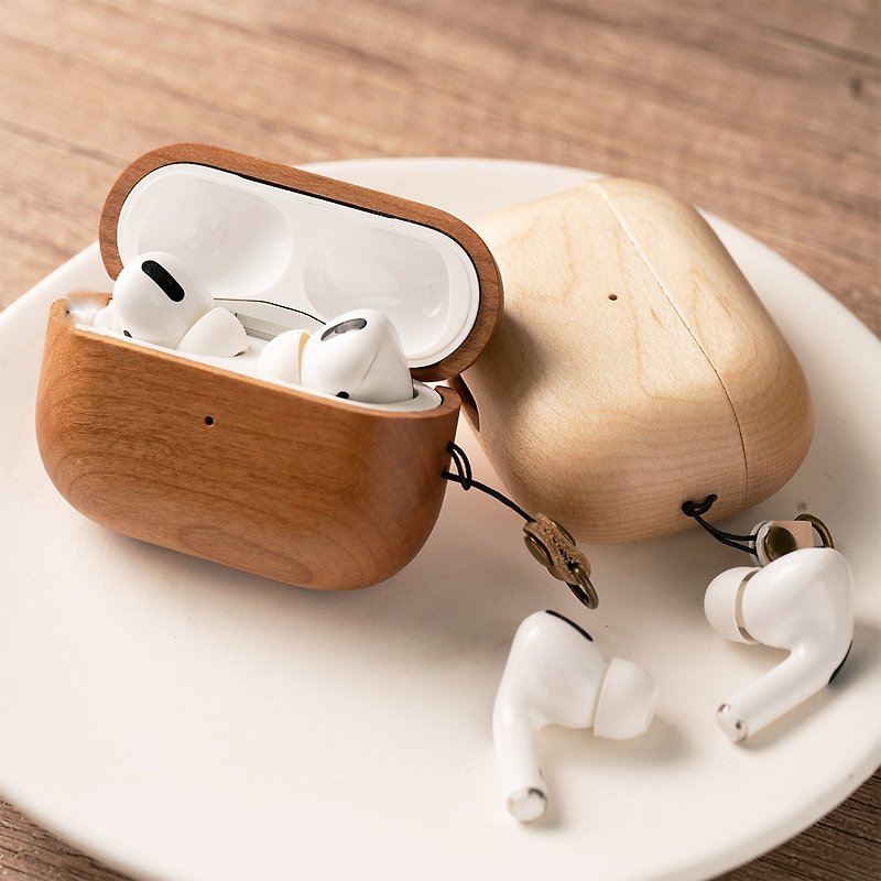 AirPods - Wood Grain Headphone Case - Headphones & Earbuds Storage - Wood 