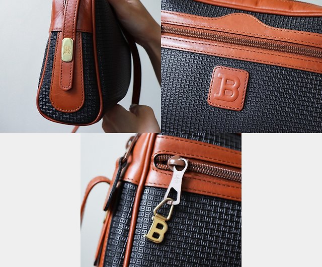 Vintage Bally Monogram Brown Boston Bag - Shop Folklore Handbags & Totes -  Pinkoi