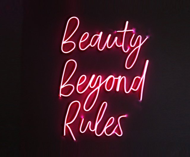 Beauty Beyond Rules Led Neon Sign Home Decor Light Part Bar Pub Night Signs Lighting I - Neon Sign Home Decor Beauty Beyond Rules Led Neon Sign Home Decor Light Part Bar Pub Night Signs Lighting I - Neon Sign Home Decor