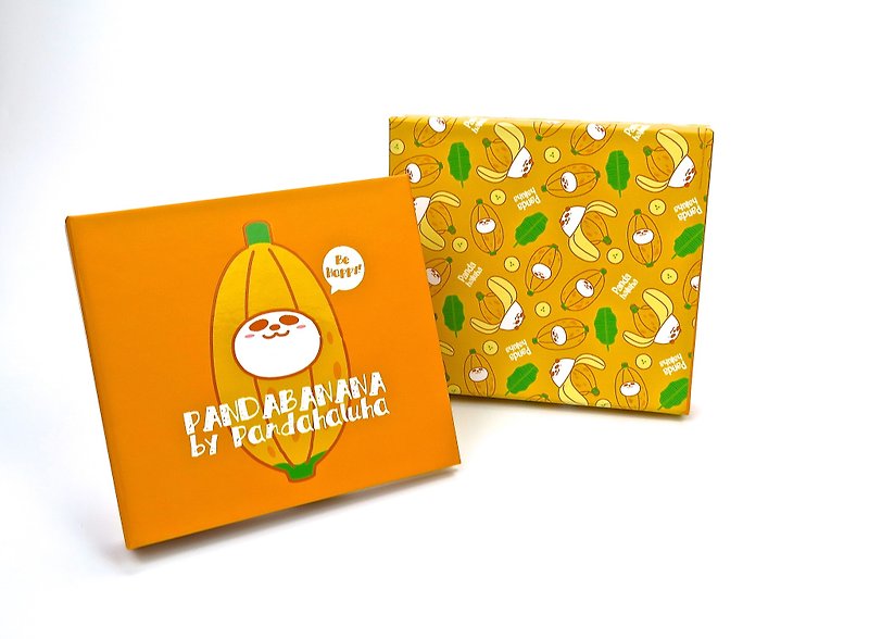 Polaroid Photo Album Instant Photo Album Pandahaluha Banana Panda Birthday Gift - อัลบั้มรูป - กระดาษ สีเหลือง