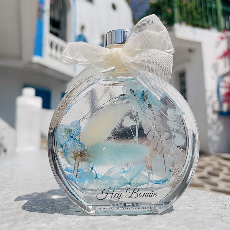 I Love you兔 浮游花小夜燈 情人節禮物 永生花 客製化禮物 - 乾燥花/永生花 - 植物．花 多色