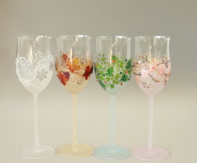 ワイングラス 4シーズンセット 結婚祝い 記念日 - ショップ NeA Glass