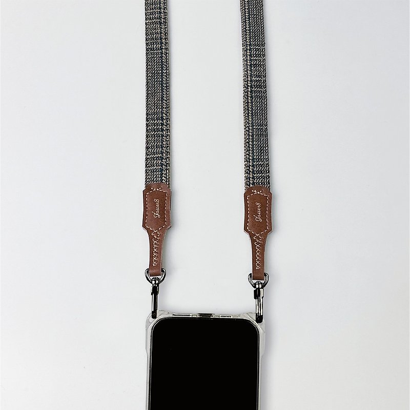 Double buckle strap-comfortable 1.8cm-Mocha - เชือก/สายคล้อง - วัสดุอื่นๆ หลากหลายสี