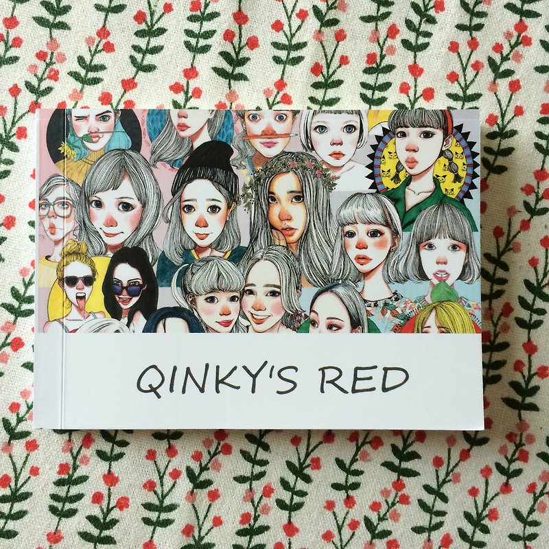 Qinky's Red 【現貨】非客制空白頁筆記本 [手繪/生日禮物] - 筆記簿/手帳 - 紙 