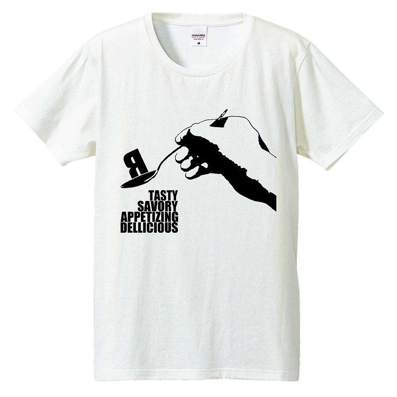 T-shirt / Tasty - เสื้อยืดผู้ชาย - ผ้าฝ้าย/ผ้าลินิน ขาว