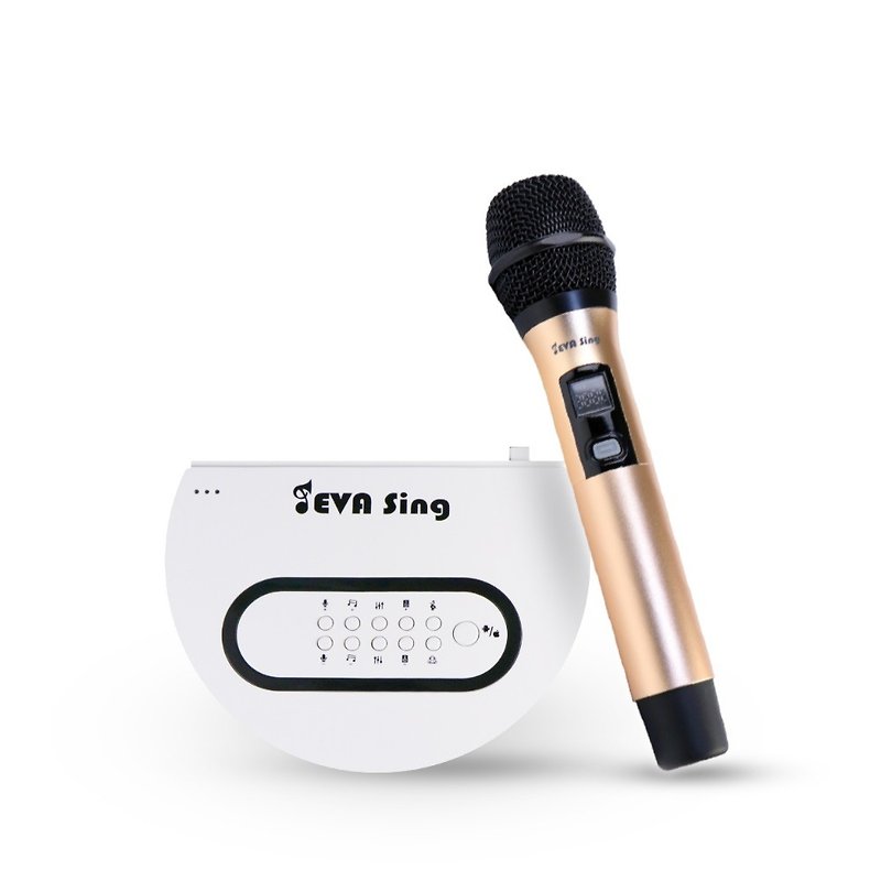 EVASing home karaoke TV dedicated microphone audio-visual set single microphone set - Gadgets - Plastic White