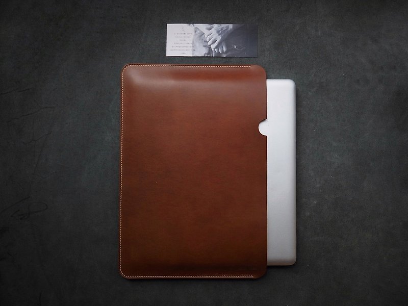 Apple ProAir/Surface laptop/iPad tablet/reader storage case customization - Laptop Bags - Genuine Leather Multicolor