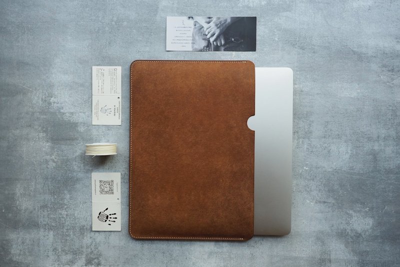 蘋果ProAir/Surface筆電/iPad平板電腦/閱讀器收納保護套 客製化 - 電腦包/筆電包 - 真皮 多色