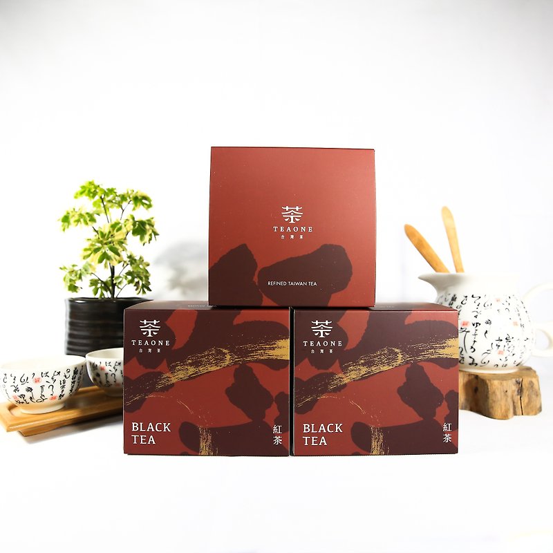 【TeaOne I 原葉茶包】紅茶 Black Tea【淨重3g*12包】 - 茶葉/茶包 - 新鮮食材 紅色