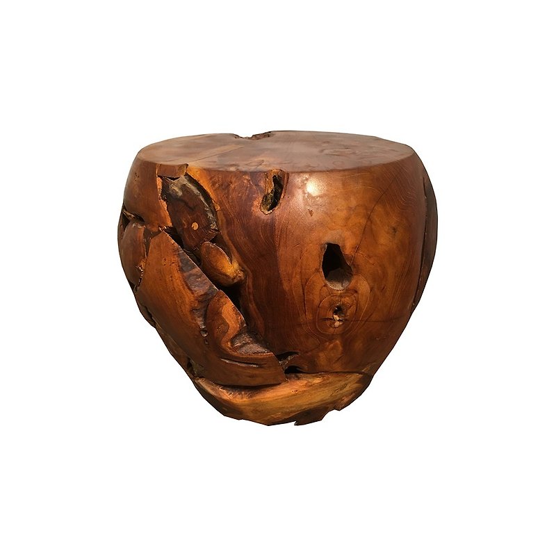 JidiLiving |オールドチーク太郎テーブル - 机・テーブル - 木製 ブラウン