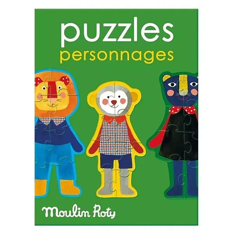 法國 Moulin Roty 動物拼拼樂 - 寶寶/兒童玩具/玩偶 - 其他材質 多色