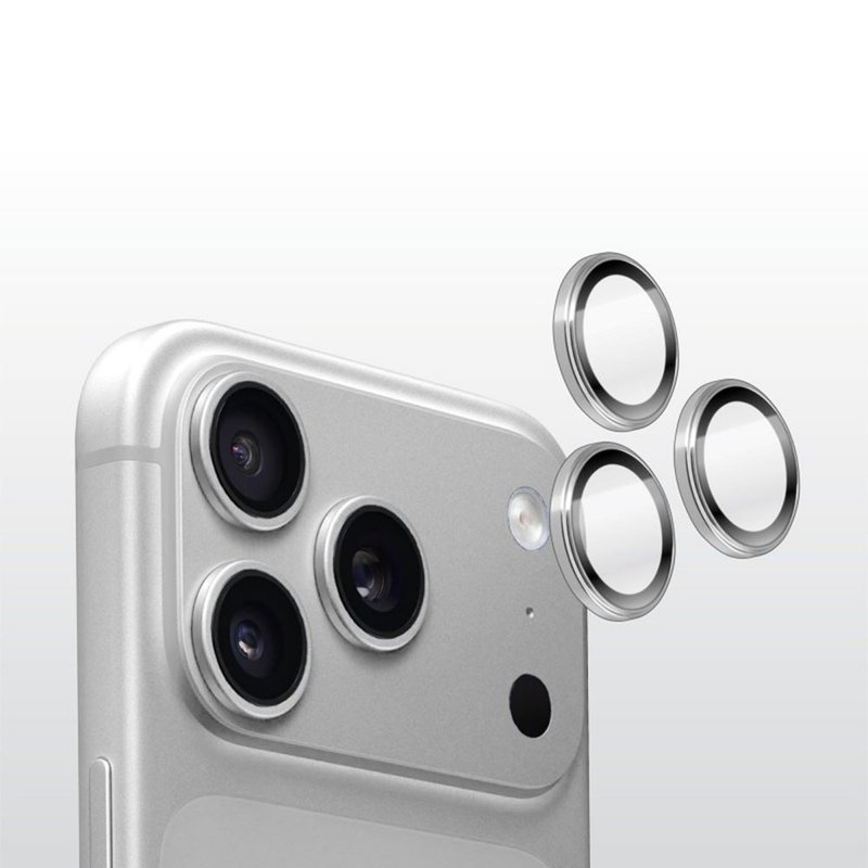iPhone 17 Pro/17ProMax 後置鏡頭保護膜 蘋果相機環 鋁製保護膜 - 手機配件 - 其他材質 