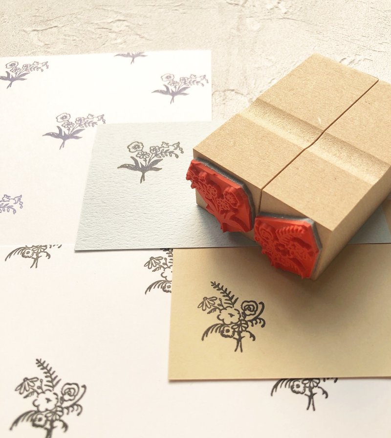 Bouquet stamps 2点set - 印章/印台 - 其他材質 