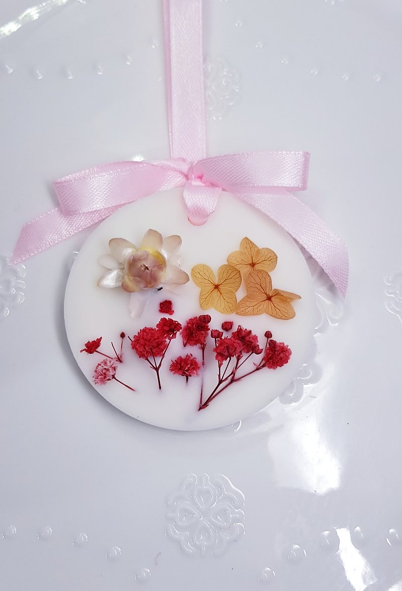 [MissFeng] hand made without flowering aroma wax - dry flowers - scented bricks - Valentine's Day gift - น้ำหอม - ขี้ผึ้ง 