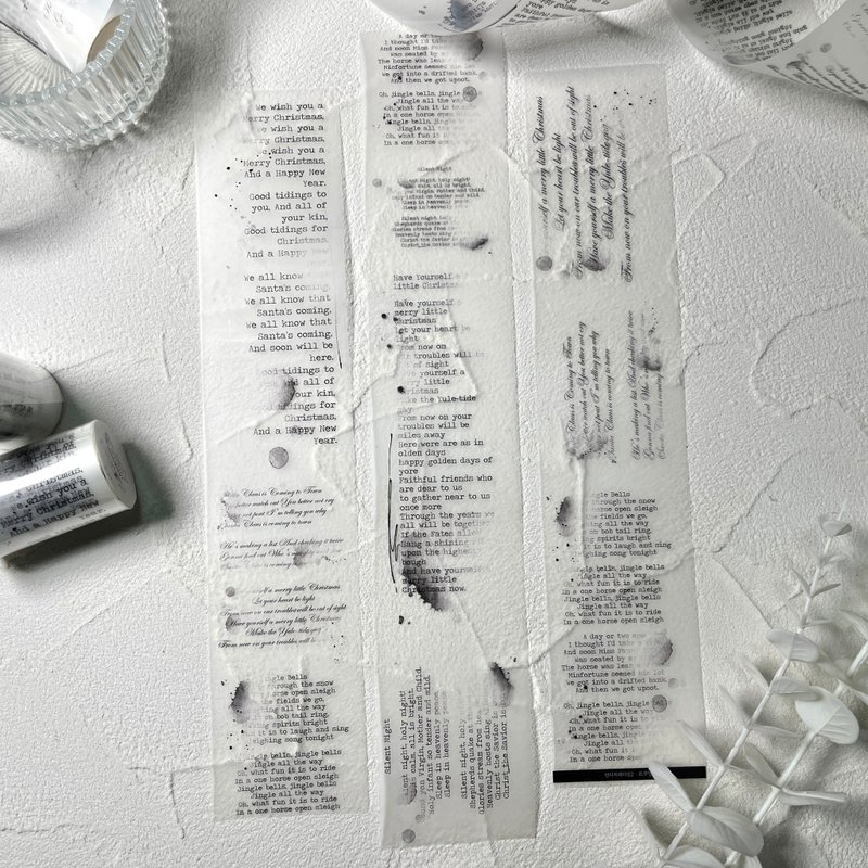 復古字母設計2 - 貼紙 - 其他材質 黑色