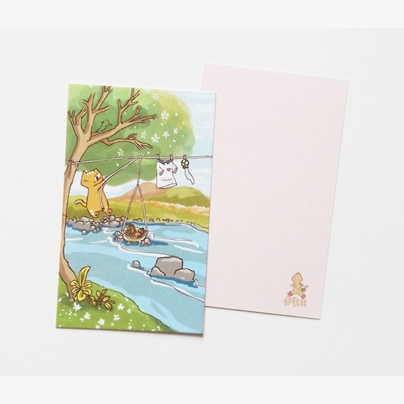 /Puputraga/~Travel cat gift card/Order mail - Cards & Postcards - Paper Multicolor
