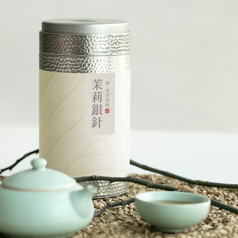 [] Seven jasmine tea Silver needle (15 in) teabags / Liver eyesight / tea / sedative diastolic pressure - ชา - โลหะ สีเหลือง