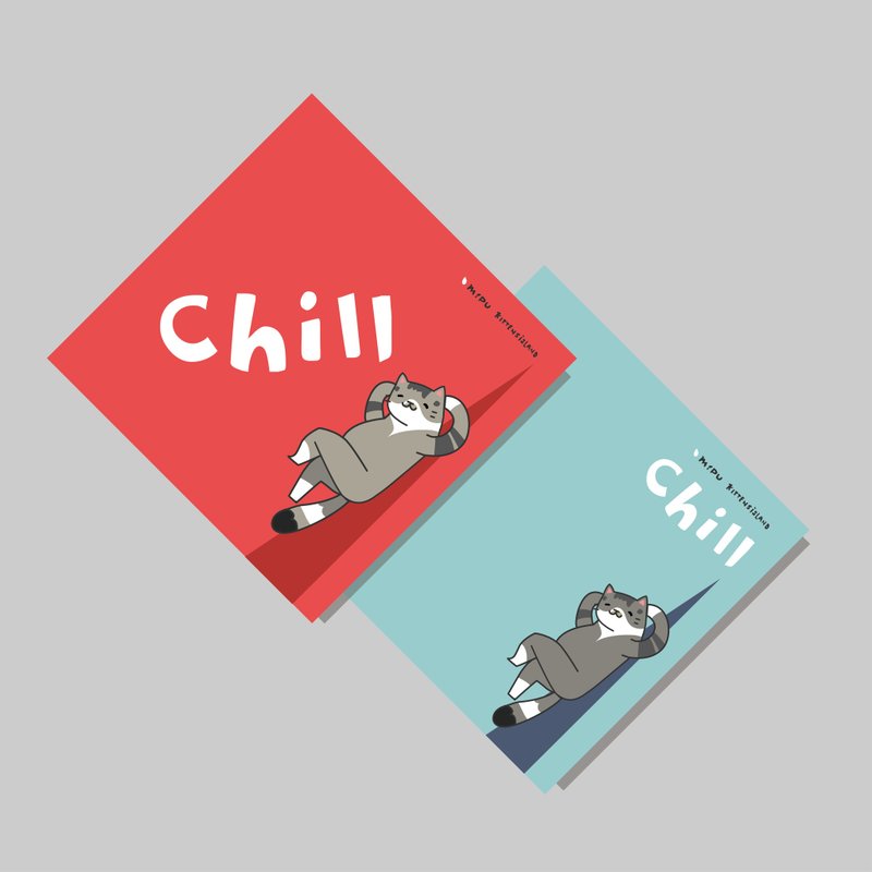 創意斗方/斗方_chill/原創設計/揮春/貓咪 - 紅包袋/春聯 - 紙 
