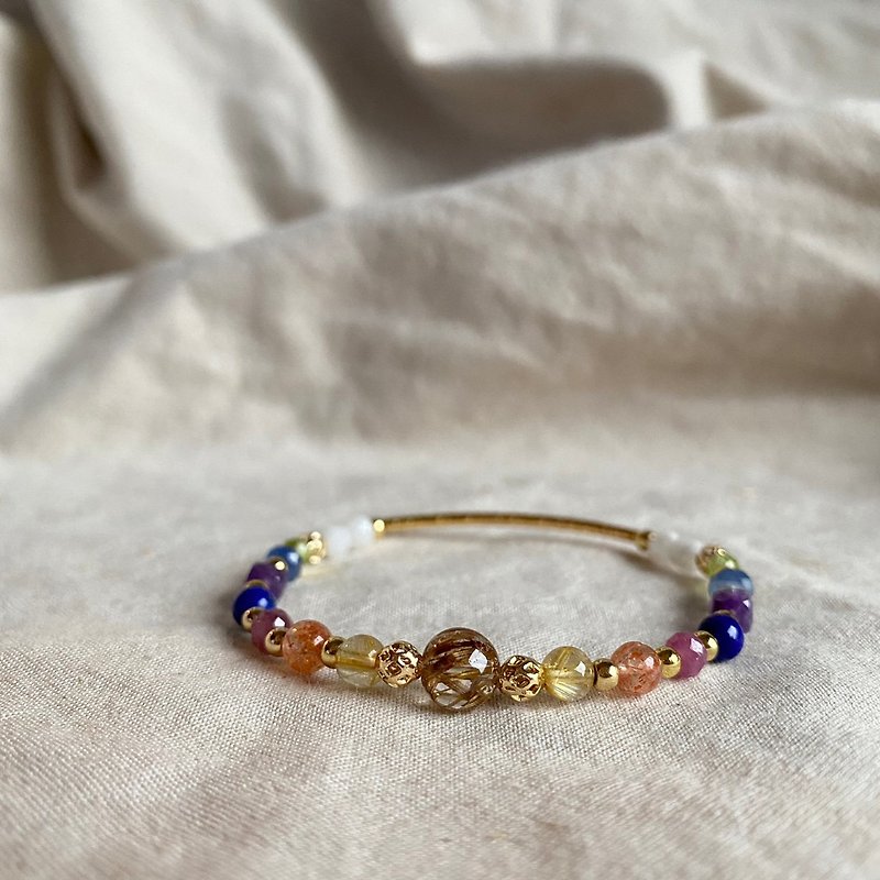 Moonlight Treasure Box ~ Seven Chakras Series - Bracelets - Crystal Multicolor
