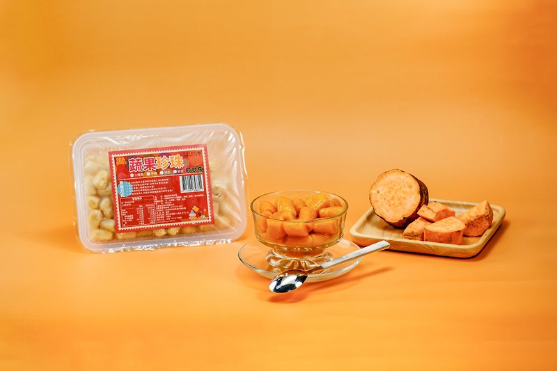【Sweet Potato Balls】300g Natural No Additives | Frozen Delivery | Qiliwan Precious Milk - Snacks - Fresh Ingredients Orange