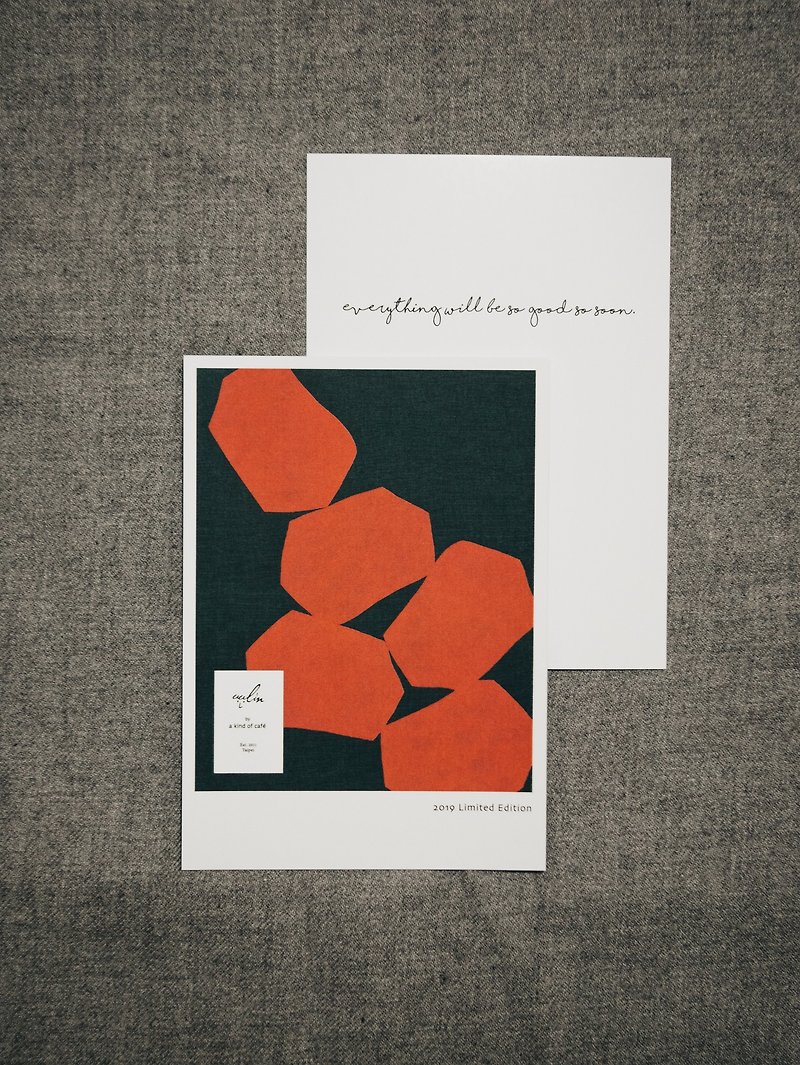 Mellow Stone - Post (Limited Edition) - การ์ด/โปสการ์ด - กระดาษ สีแดง