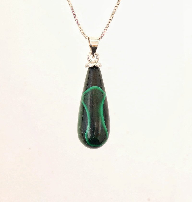 Malachite Necklace-7 - สร้อยคอ - หยก 