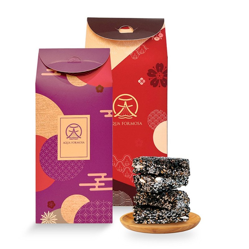 Tianquan [Spring Festival Limited] Black Sesame Crispy Gift Box 240g - ถั่ว - วัสดุอื่นๆ 