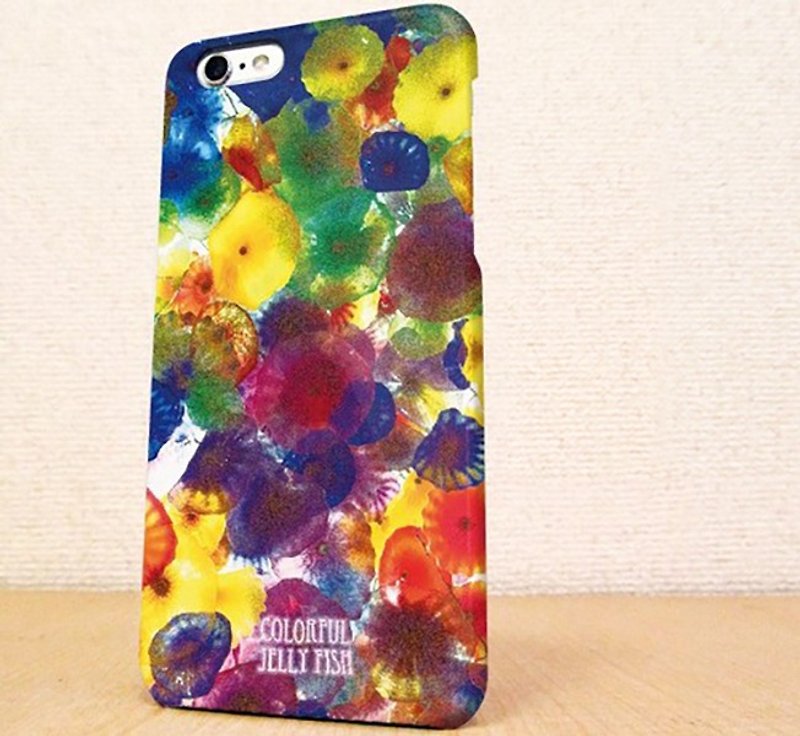 Free shipping ☆ Vitamin color jellyfish 3 smartphone case - เคส/ซองมือถือ - พลาสติก สีแดง
