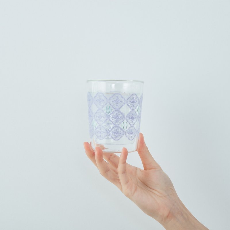 Printed music X good glass - double cup / glass sea bream / wonderland blue - แก้ว - แก้ว 