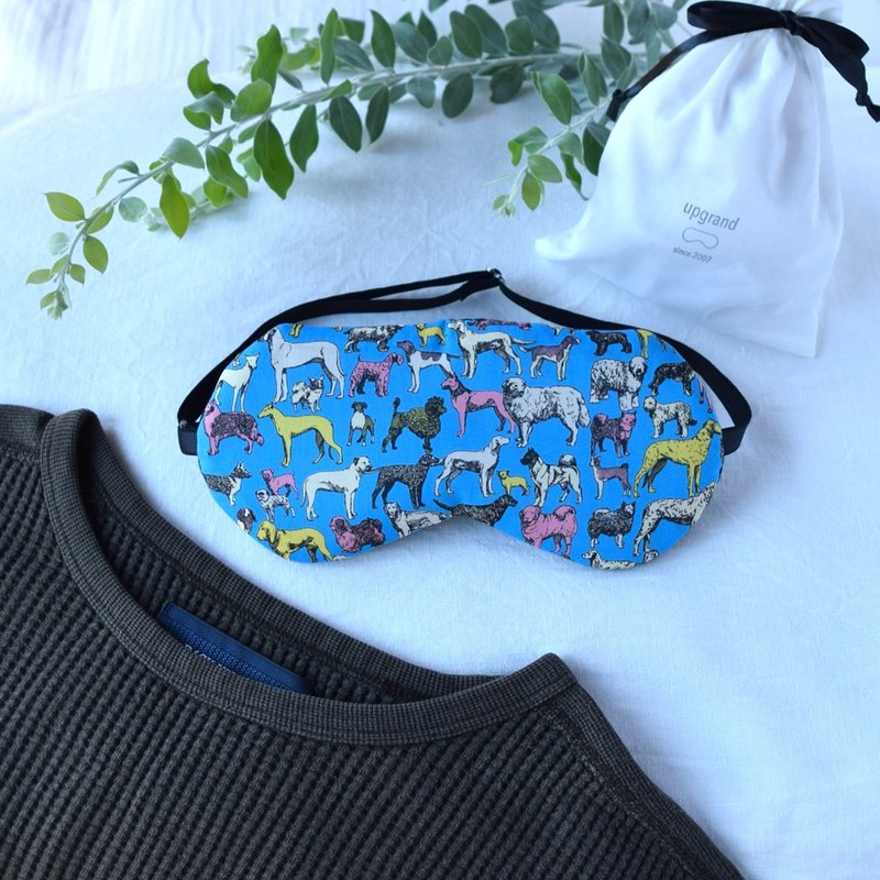 Best in show / eye mask / with storage pouch - Eye Masks - Cotton & Hemp Blue