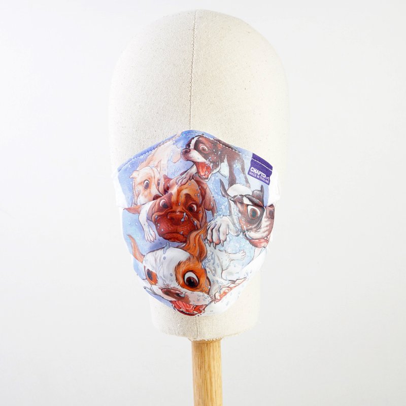 UnderWear Salo Anti Droplet Fabric MASK layers Dust Protect  1 pc - 口罩/口罩收納套 - 其他材質 白色