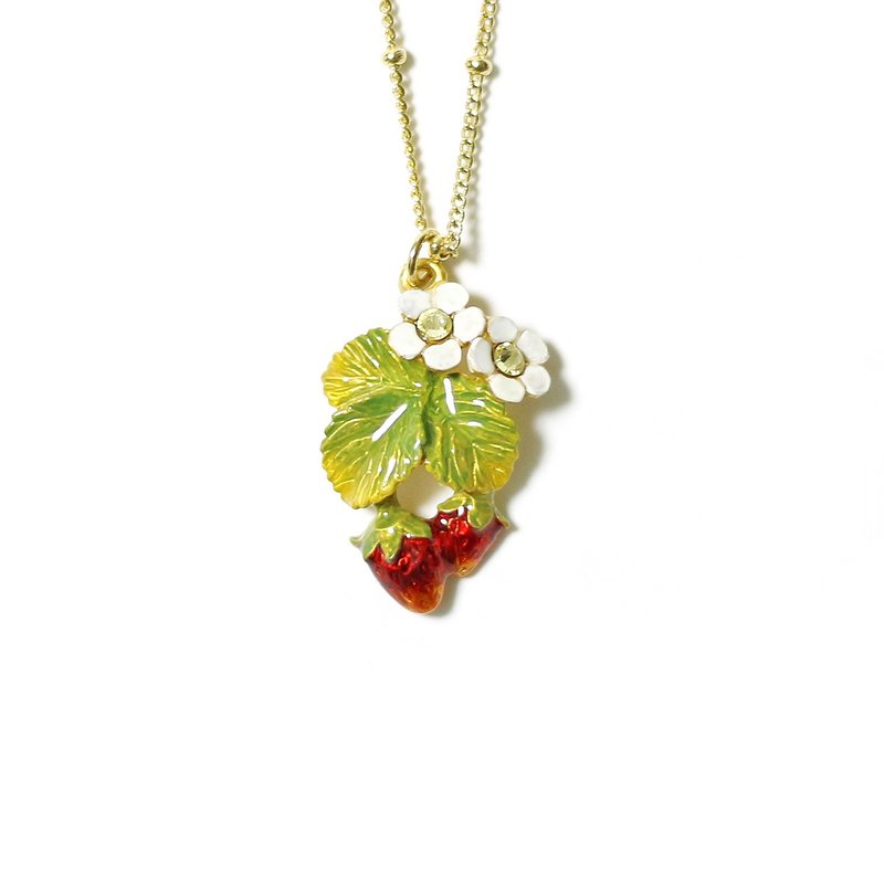 Strawberry Field II NE434 Strawberry Field II Necklace - สร้อยคอ - โลหะ 