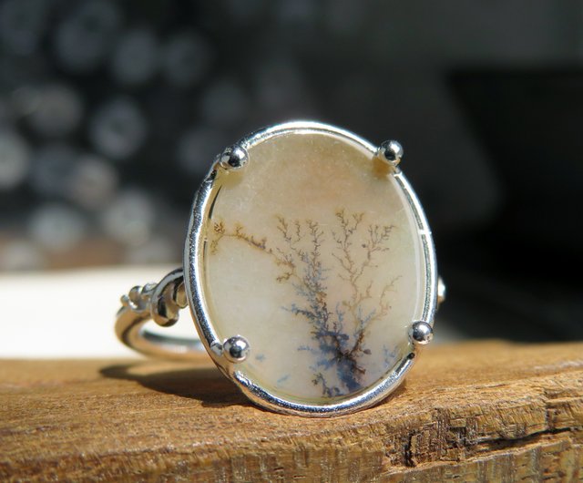 デンドリティック アゲートリング / Dendritic Agate Ring 5a