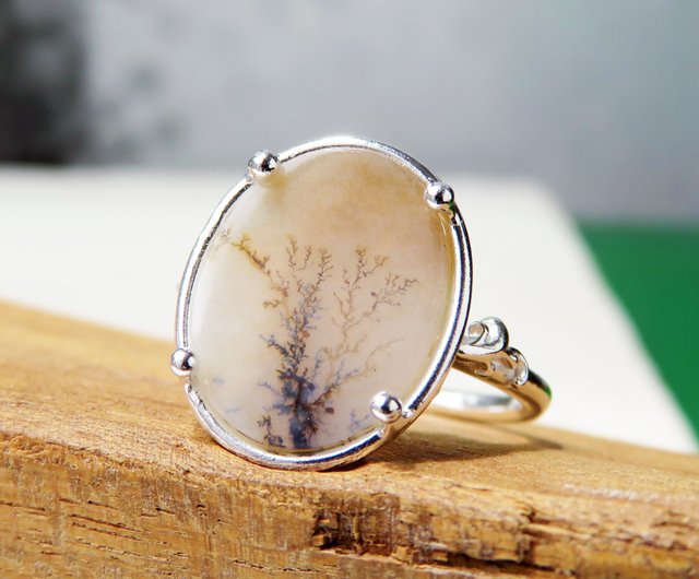 デンドリティック アゲートリング / Dendritic Agate Ring 5a