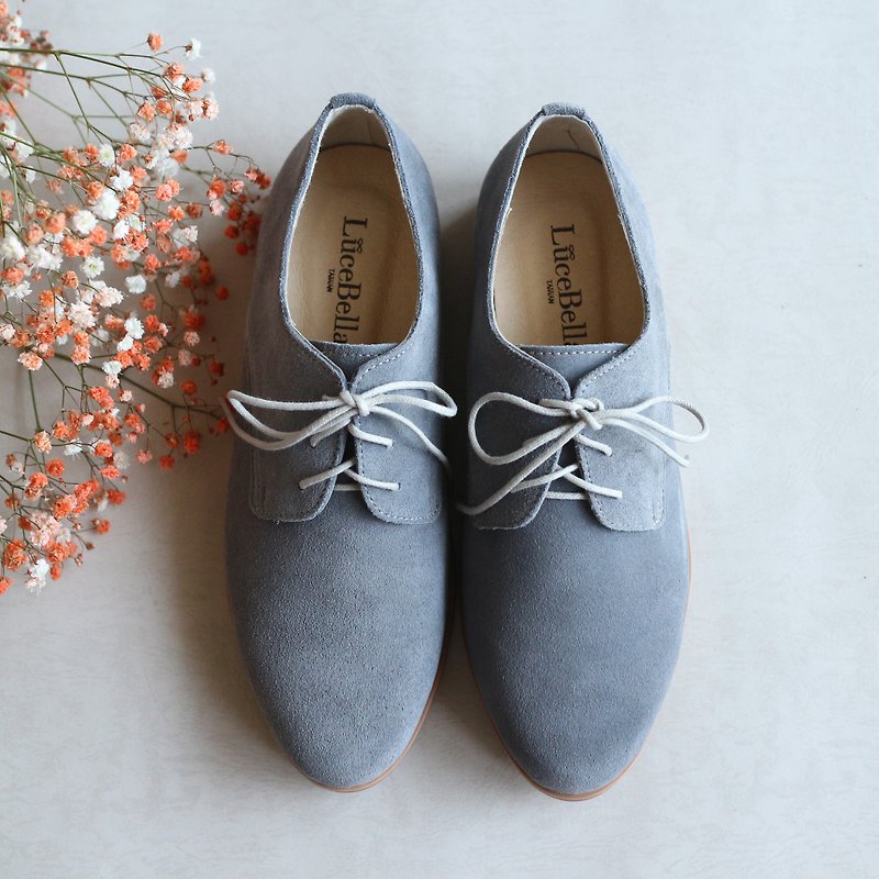 【Daydream】3M Waterproof Oxford Shoes - Gray - Rain Boots - Genuine Leather Gray