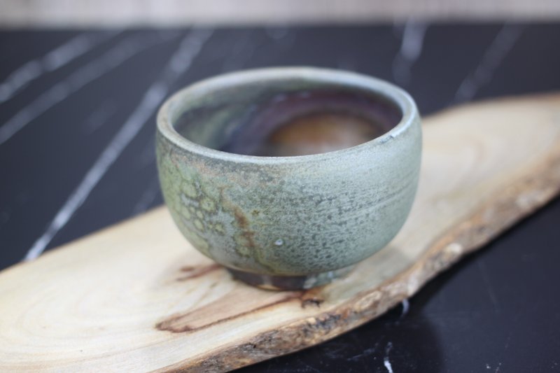 [I Love Mom] Seven-day firewood-fired tea bowls and teacups, naturally dusty, handmade by the famous artist Ye Minxiang - ถ้วย - เครื่องลายคราม 