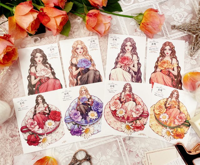 Rose - Shop hwara Stickers - Pinkoi Rose - Shop hwara Stickers - Pinkoi