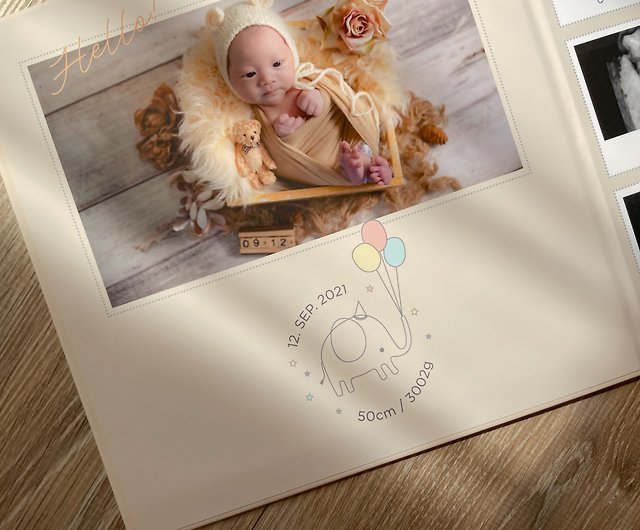 Animal Party (Pink Apricot)-Pregnancy Baby Album