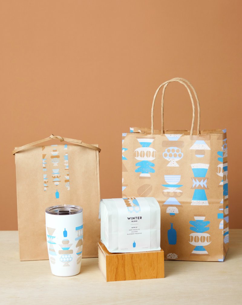 【Pinkoi Holiday Exclusive】Winter Blend beans with Cody Hud - 咖啡/咖啡豆 - 不鏽鋼 藍色