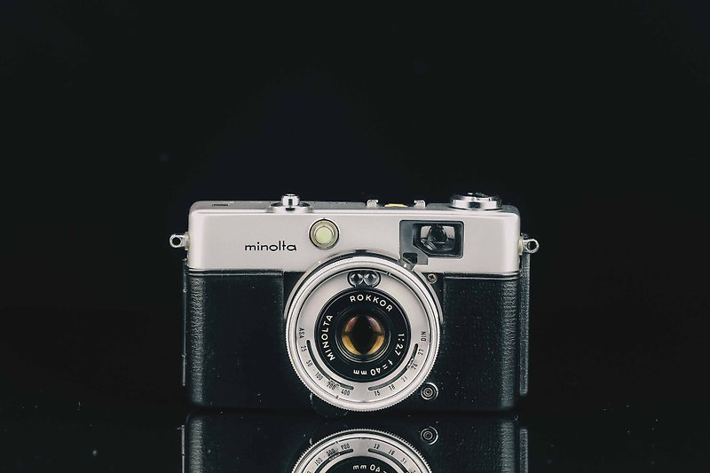 Minolta Hi-Matic C #3619 #135 film camera - Cameras - Other Metals Black
