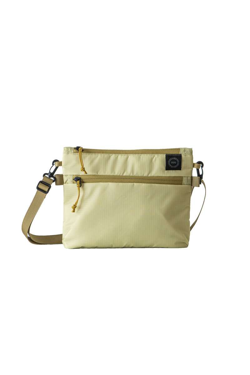 Mountain sacoche RST Beige water repellent shoulder bag - 其他 - 尼龍 卡其色