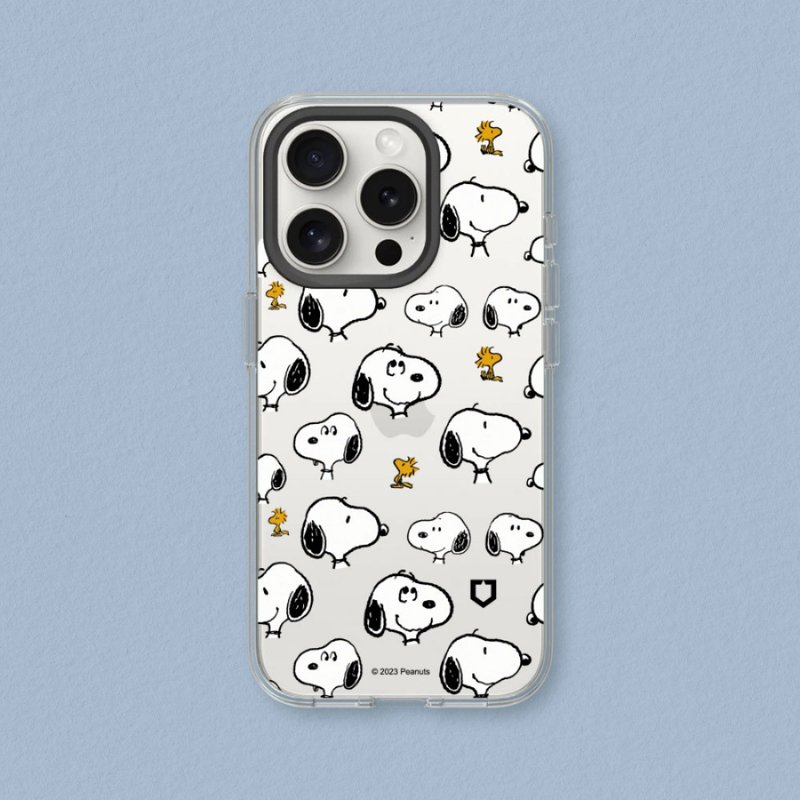 Clear手機殼∣Snoopy史努比/Sticker-Snoopy&胡士托 for iPhone - 手機配件 - 塑膠 透明