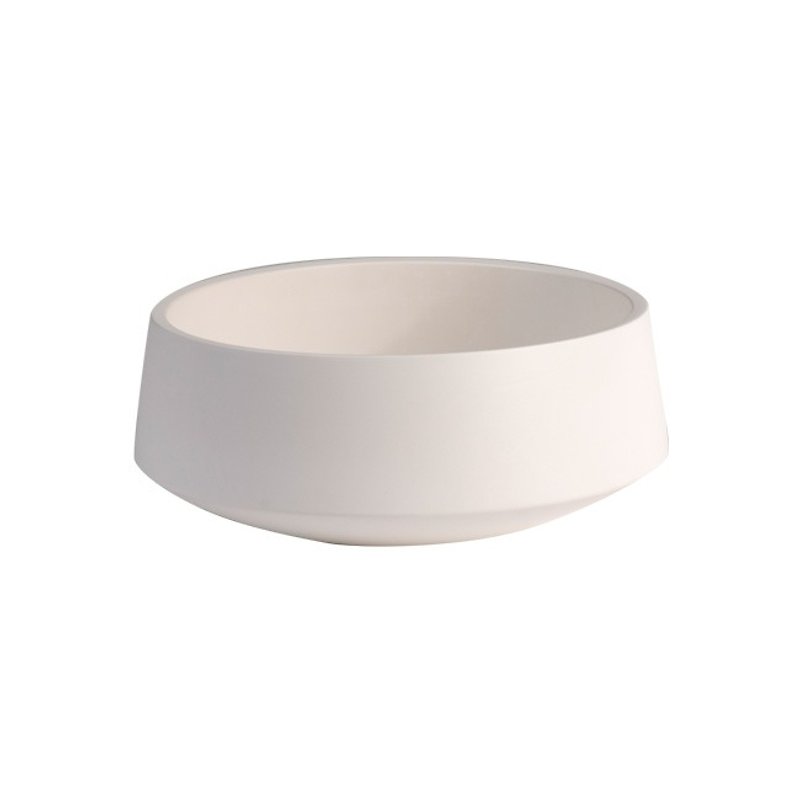 D&M│FUSION shallow basin (small) - Plants - Other Materials White